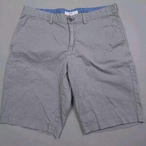 Brax Bellevill Chino Shorts Gray Feel Good Stretch Preppy Casual Comfort 34